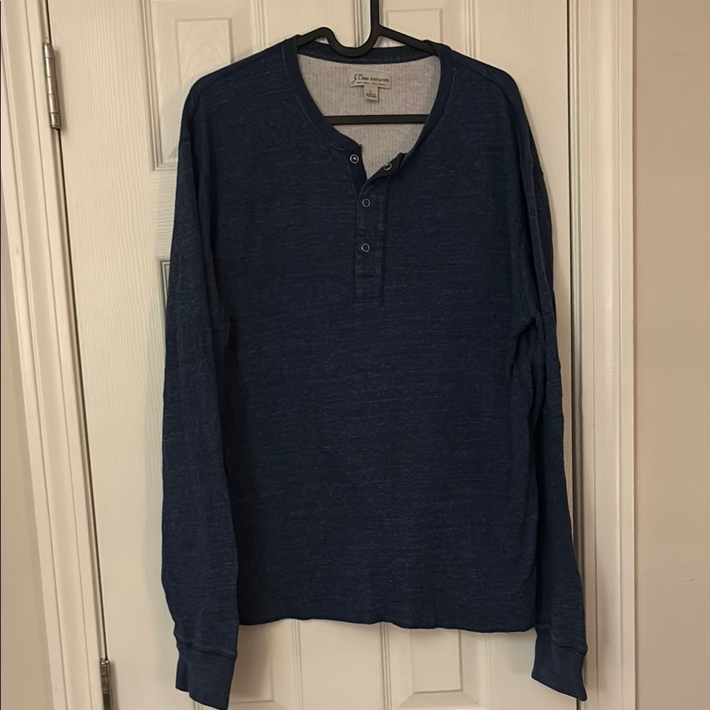 J. Crew Blue Long Sleeve Tee
